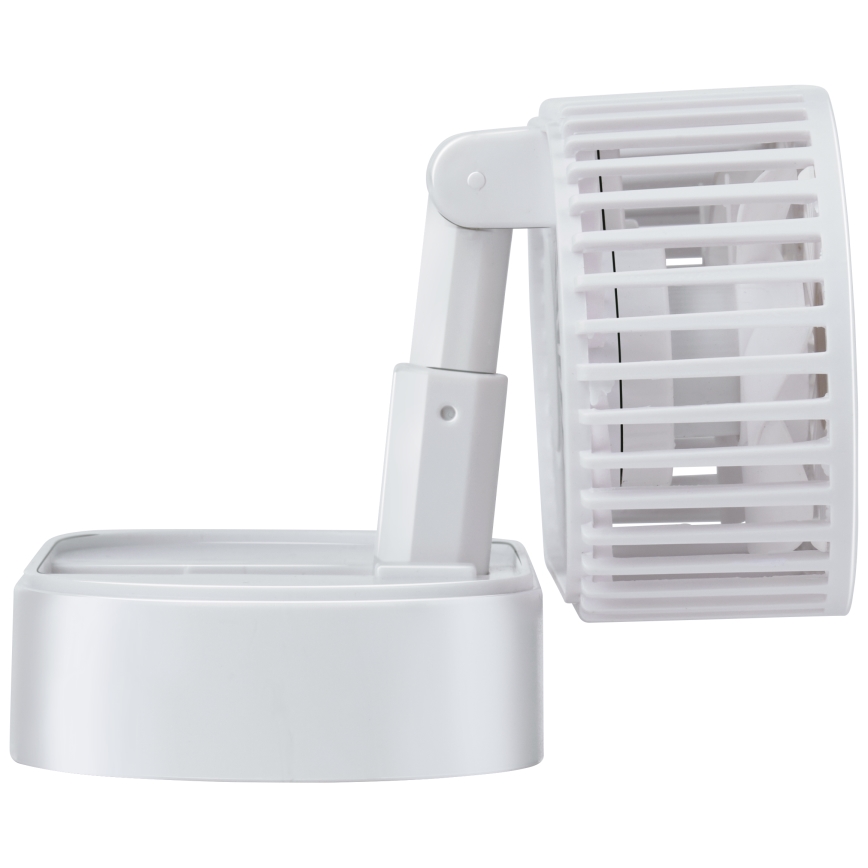 Nabíjecí stolní ventilátor 3,7V 1200 mAh bílá