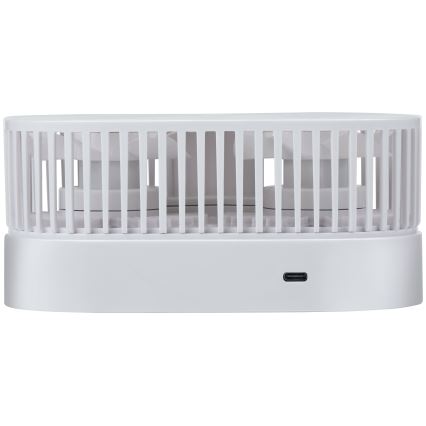 Nabíjecí stolní ventilátor 3,7V 1200 mAh bílá