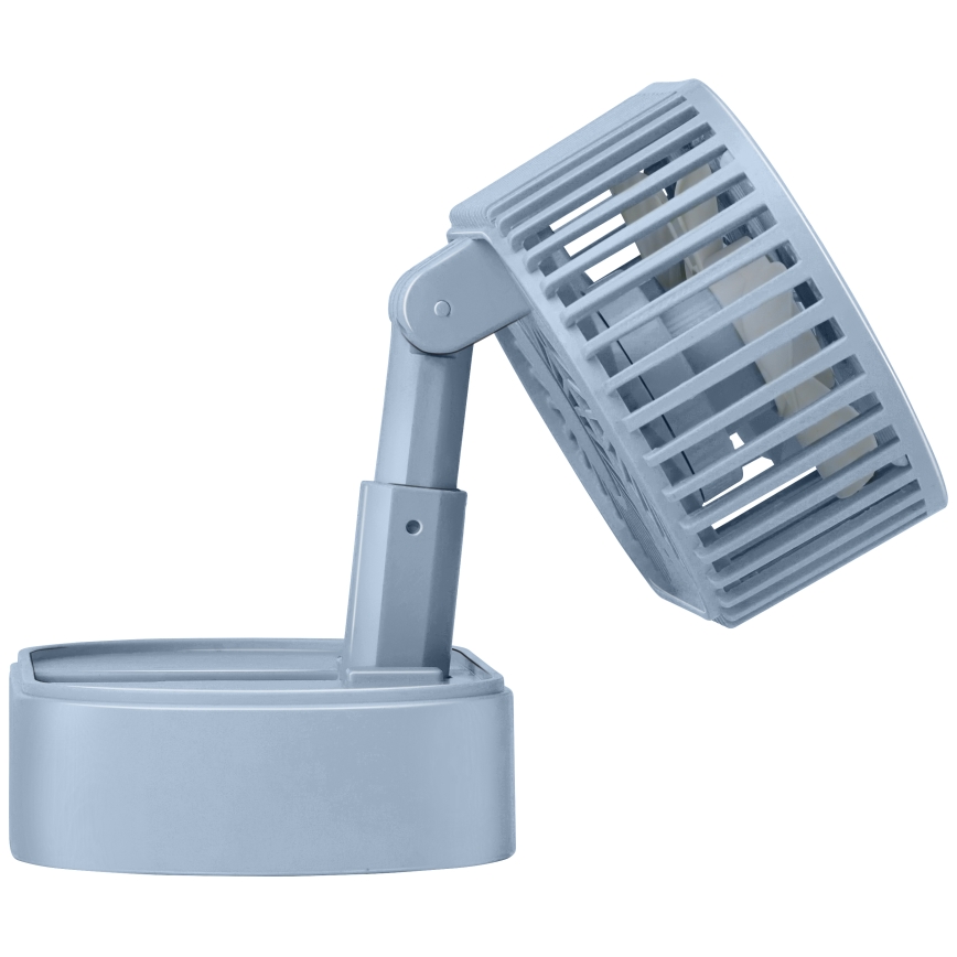 Nabíjecí stolní ventilátor 3,7V 1200 mAh modrá