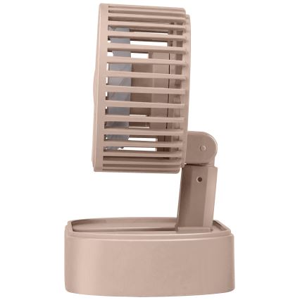 Nabíjecí stolní ventilátor 3,7V 1200 mAh růžová