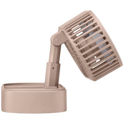 Nabíjecí stolní ventilátor 3,7V 1200 mAh růžová