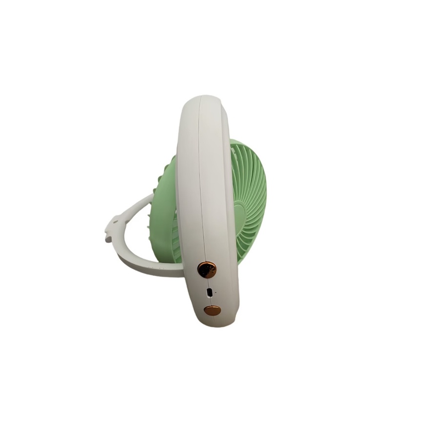 Nabíjecí stolní ventilátor 4W/5V 1200 mAh bílá
