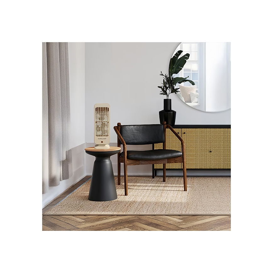 Nabíjecí stolní ventilátor 5W/5V 1200 mAh béžová