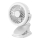 Nabíjecí stolní ventilátor s klipem 6W/5V 1200 mAh bílá