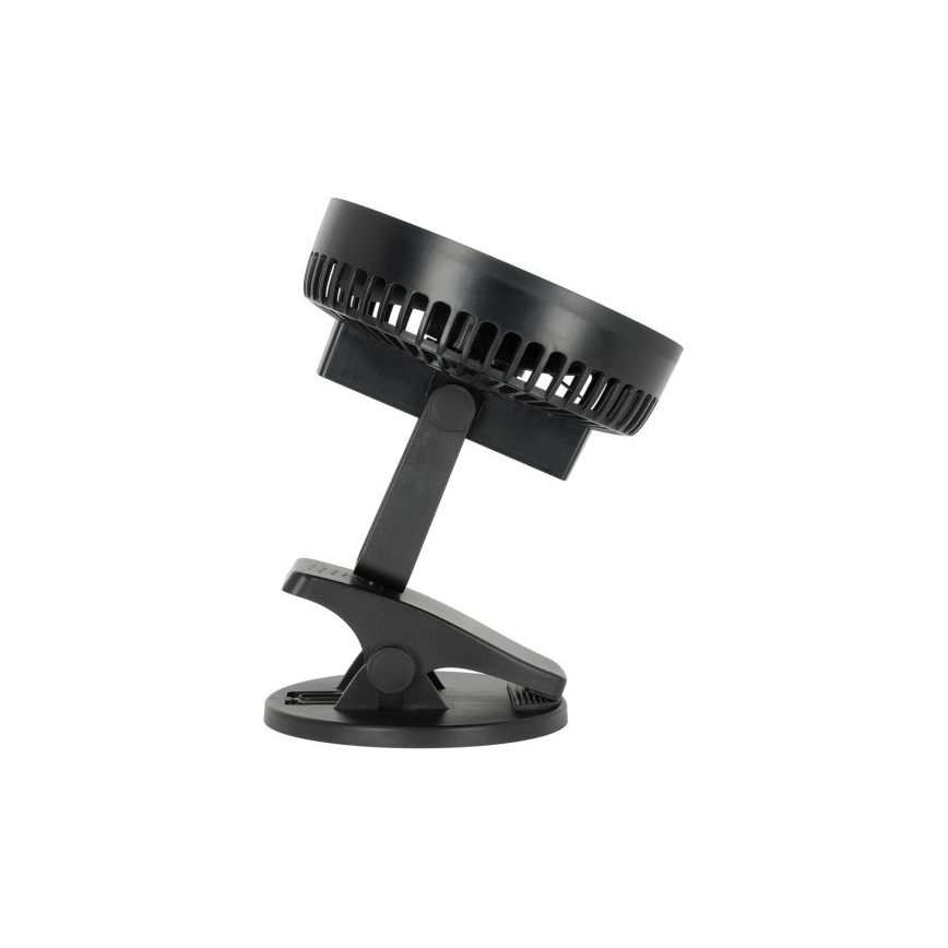 Nabíjecí stolní ventilátor s klipem VIENTO 6W/5V 2000 mAh černá