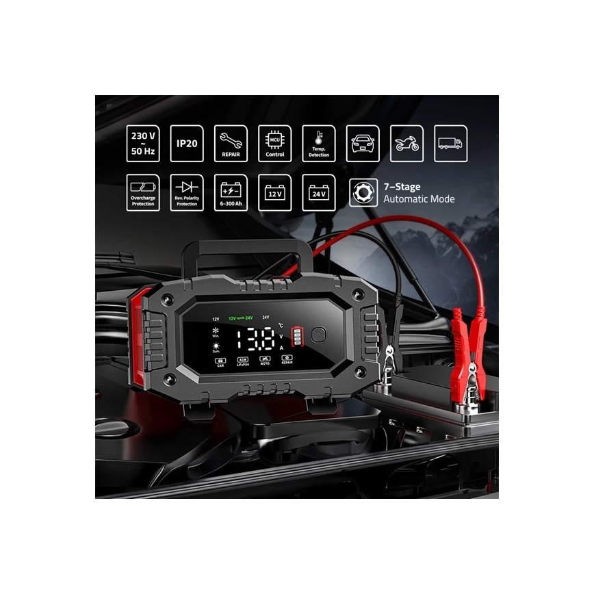 Nabíječka akumulátorů 300W/230V