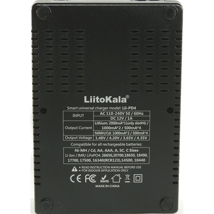 Nabíječka baterií A/AA/AAA/18650/20700/26650/22650