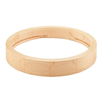 Náhradní dřevěný rám ke stropnímu svítidlu NATURAL SLIM E27 pr. 27 cm