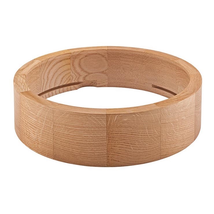 Náhradní dřevěný rám ke stropnímu svítidlu OAK E27 pr. 27 cm