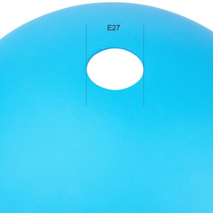 Náhradní sklo k lustru DAY & NIGHT E27 pr. 30 cm modrá
