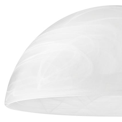 Náhradní sklo k lustru E27 130x300 mm bílá