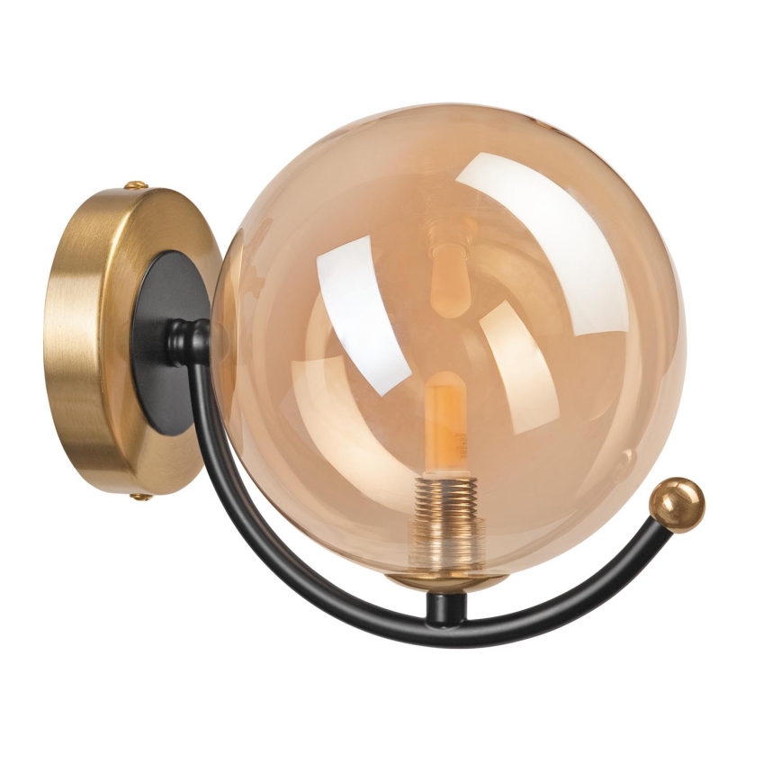 Náhradní sklo k lustru a nástěnnému svítidlu GEORGIA G9 pr. 12 cm kouřová béžová