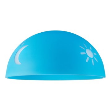 Náhradní sklo k lustru DAY & NIGHT E27 pr. 30 cm modrá