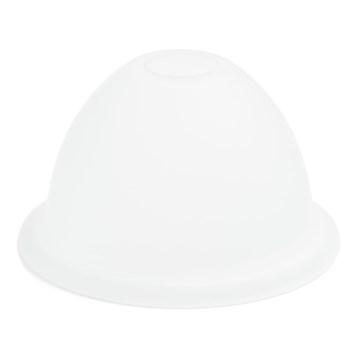 Náhradní sklo k lustru E27 pr. 19 cm bílá