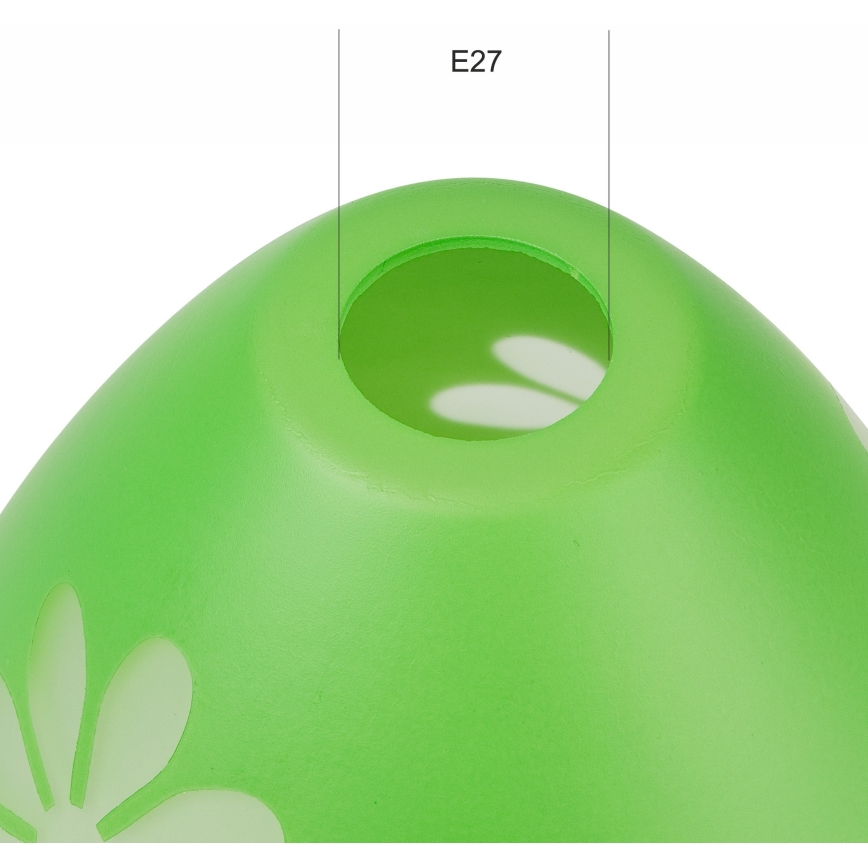 Náhradní sklo k lustru GARDEN E27 pr. 23 cm zelená