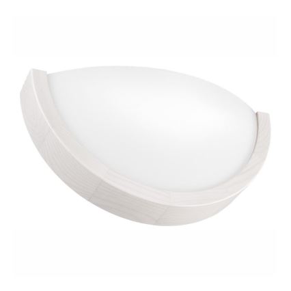 Náhradní sklo NATURAL/OAK SLIM E27 bílá