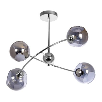 Náhradní sklo pr. 14 cm lesklý chrom