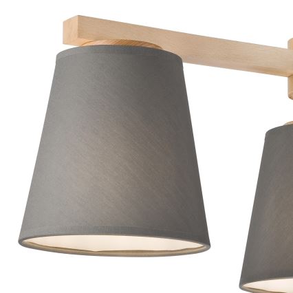 Náhradní stínidlo k lustru a nástěnnému svítidlu ELLIE E27 pr. 15 cm šedá