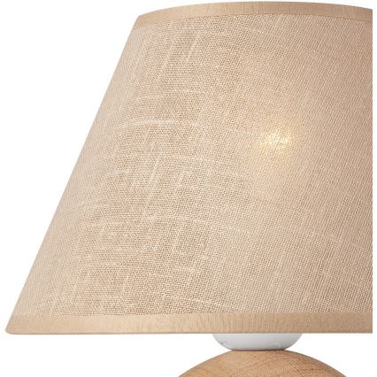 Náhradní stínidlo ke stolní lampě JUTA E27 pr. 19 cm béžová