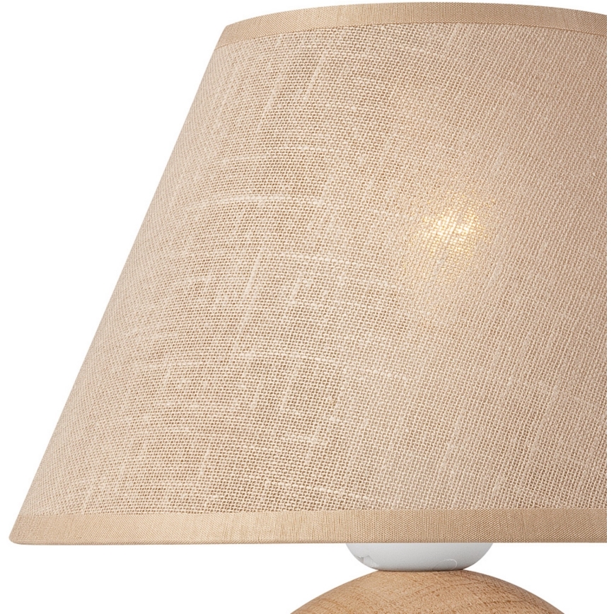 Náhradní stínidlo ke stolní lampě JUTA E27 pr. 19 cm béžová