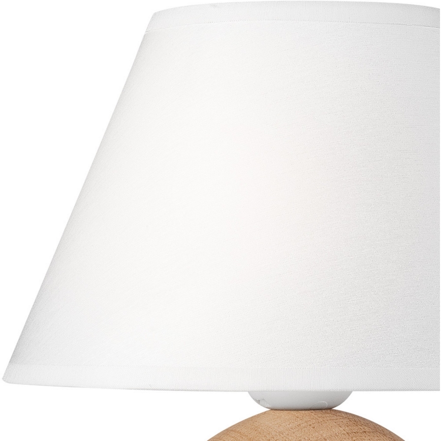 Náhradní stínidlo ke stolní lampě JUTA E27 pr. 19 cm bílá