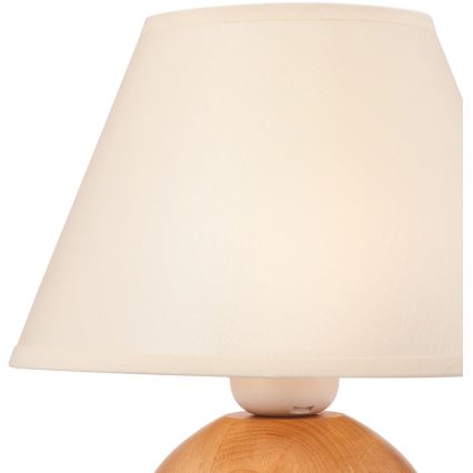Náhradní stínidlo ke stolní lampě JUTA E27 pr. 19 cm krémová