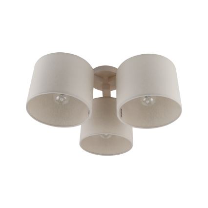 Náhradní stínidlo ke stropnímu svítidlu a stolní lampě WALEC E27 pr. 20 cm béžová