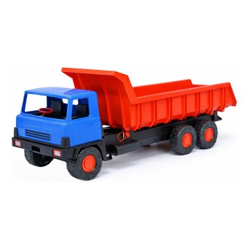 Nákladní auto s korbou 75 cm modrá/červená