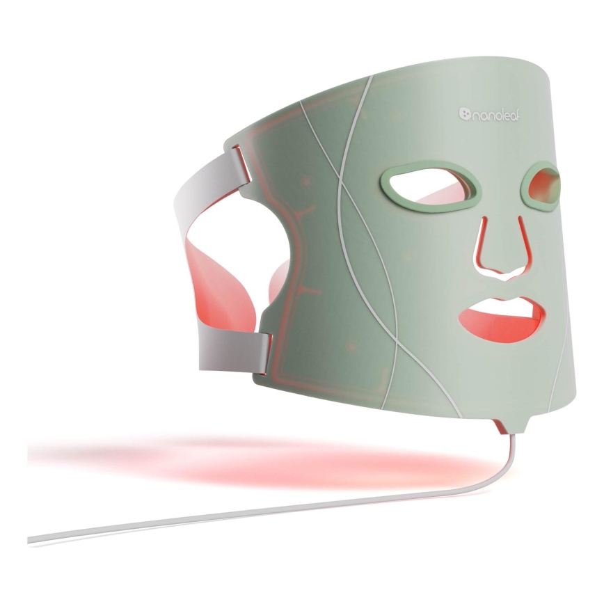 Nanoleaf - LED RGB+IR Obličejová terapeutická maska LED/5W/2500 mAh + dálkové ovládání