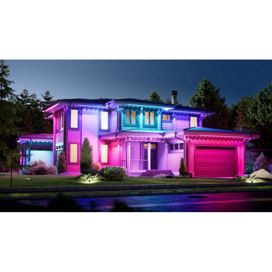 Nanoleaf - Rozšiřovací sada LED RGBCW Stmívatelný venkovní řetěz 10xLED/7,2W/230V 5m 2200-6500K IP67 Wi-Fi