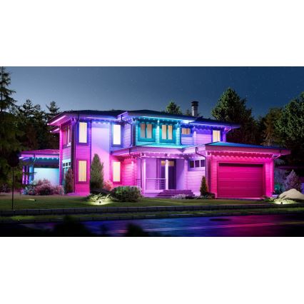 Nanoleaf - LED RGBCW Stmívatelný venkovní řetěz 30xLED/2,4W/230V 15m 2200-6500K IP67 Wi-Fi + dálkové ovládání