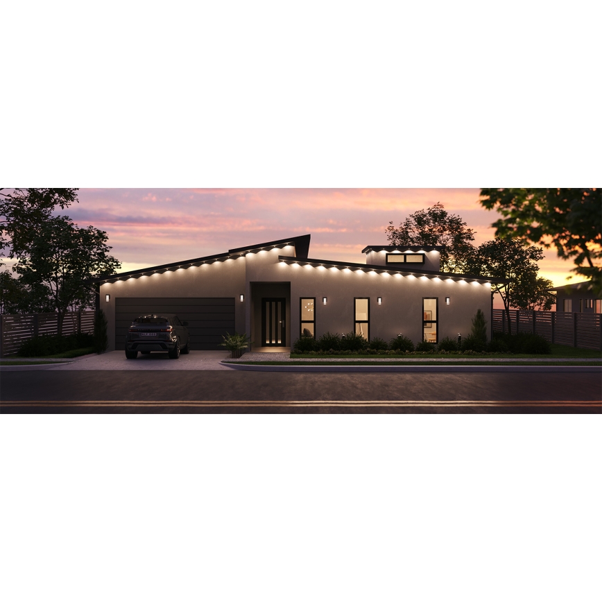 Nanoleaf - LED RGBCW Stmívatelný venkovní řetěz 30xLED/2,4W/230V 15m 2200-6500K IP67 Wi-Fi + dálkové ovládání