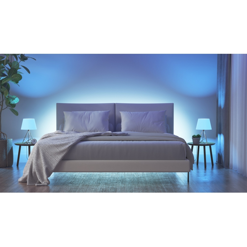 Nanoleaf - SADA 4x LED RGBW Stmívatelná žárovka ESSENTIALS MATTER A19 E27/9W/230V 2700-6500K CRI 90 Wi-Fi