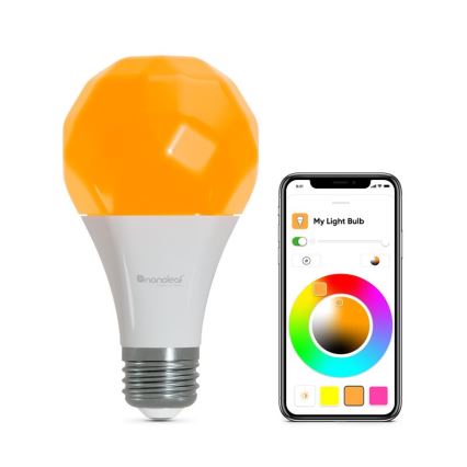 LED RGBW Stmívatelná žárovka ESSENTIALS A60 E27/8,5W/230V CRI90 2700-6500K Wi-Fi - Nanoleaf
