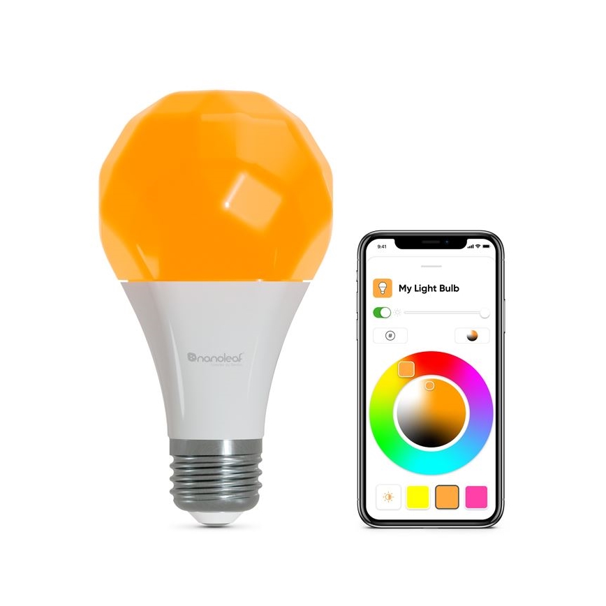 LED RGBW Stmívatelná žárovka ESSENTIALS A60 E27/8,5W/230V CRI90 2700-6500K Wi-Fi - Nanoleaf