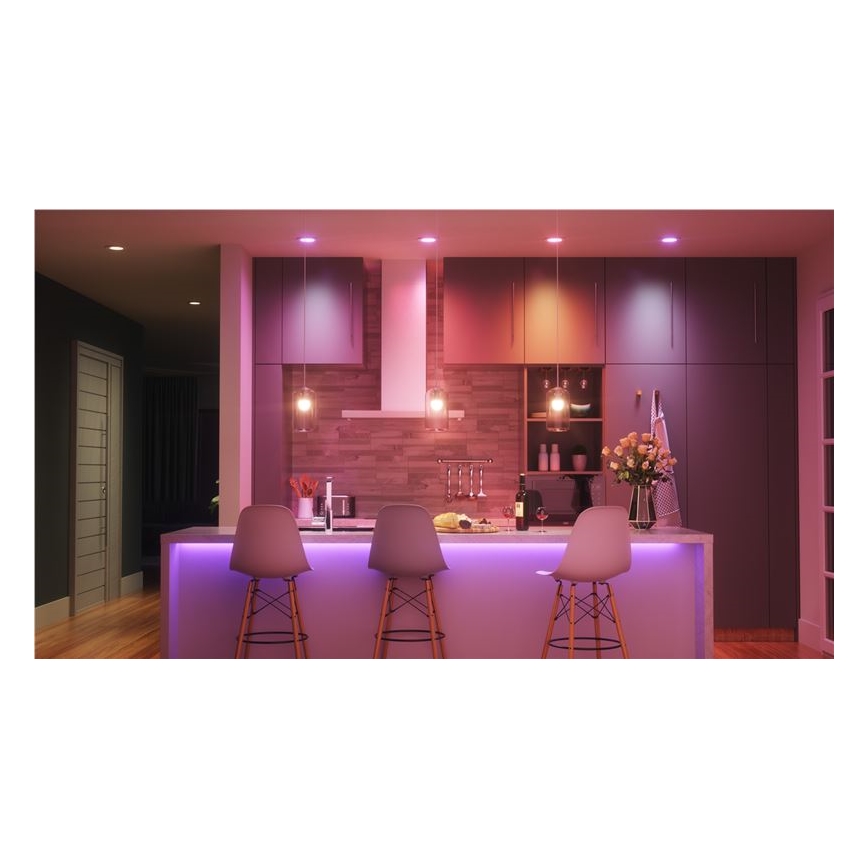 SADA 3x LED RGBW Stmívatelná žárovka ESSENTIALS A60 E27/8,5W/230V CRI 90 2700-6500K Wi-Fi - Nanoleaf