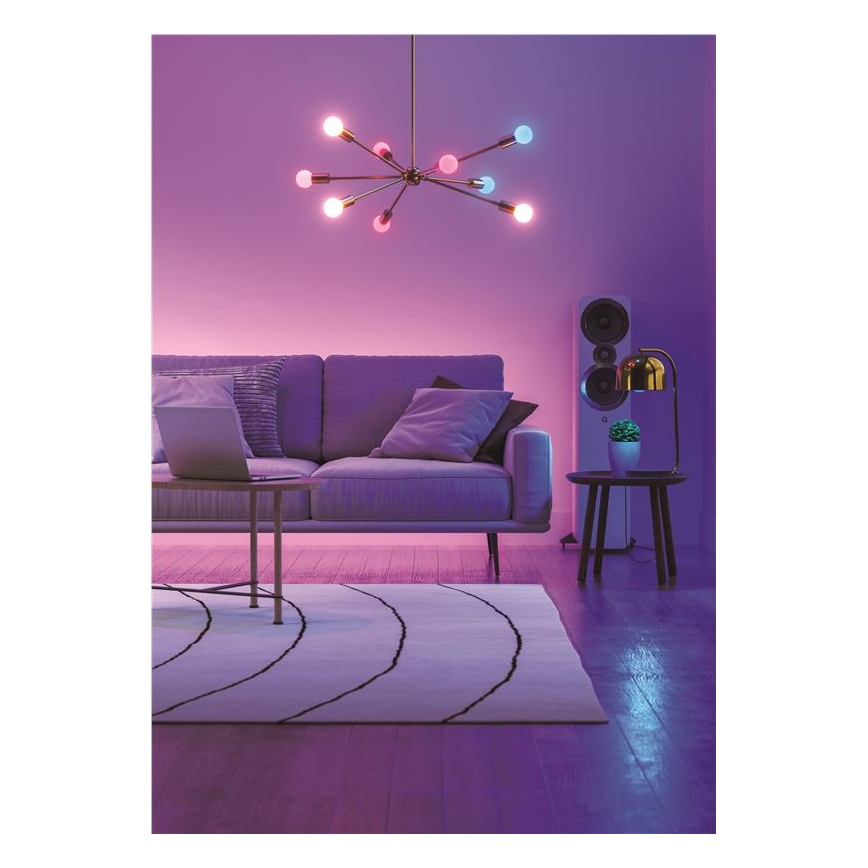 SADA 3x LED RGBW Stmívatelná žárovka ESSENTIALS A60 E27/8,5W/230V CRI 90 2700-6500K Wi-Fi - Nanoleaf