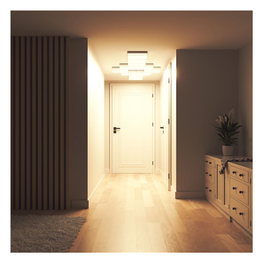 Nanoleaf - SADA 3x LED RGBW Stmívatelné stropní svítidlo SKYLIGHT 1xLED/18W/230V + 2xLED/16W/230V 2700-6500K Wi-Fi