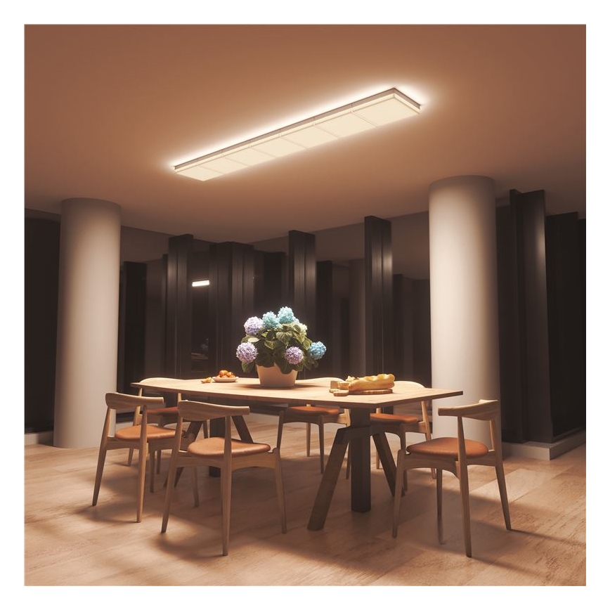 Nanoleaf - SADA 3x LED RGBW Stmívatelné stropní svítidlo SKYLIGHT 1xLED/18W/230V + 2xLED/16W/230V 2700-6500K Wi-Fi