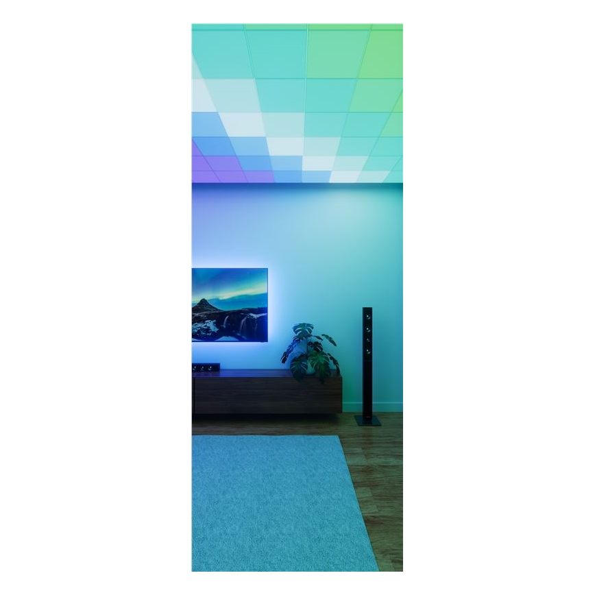 Nanoleaf - SADA 3x LED RGBW Stmívatelné stropní svítidlo SKYLIGHT 1xLED/18W/230V + 2xLED/16W/230V 2700-6500K Wi-Fi