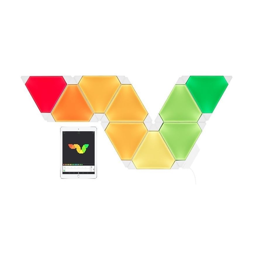 Nanoleaf - SADA 9x LED RGB Stmívatelný panel RHYTHM LED/2W/230V Wi-Fi
