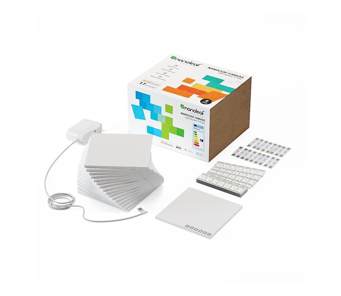 Nanoleaf Nanoleaf NL29-0010SW-17PK- SADA 17x LED RGB Stmívatelný panel CANVAS LED/1W/230V NL0013