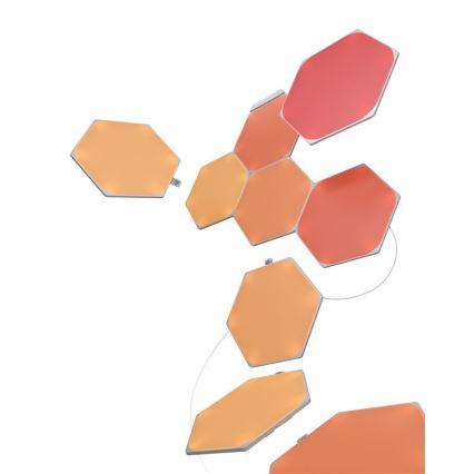 Nanoleaf - SADA 9x LED RGB Stmívatelný panel SHAPES HEXAGON LED/2W/230V 1200-6500K Wi-Fi