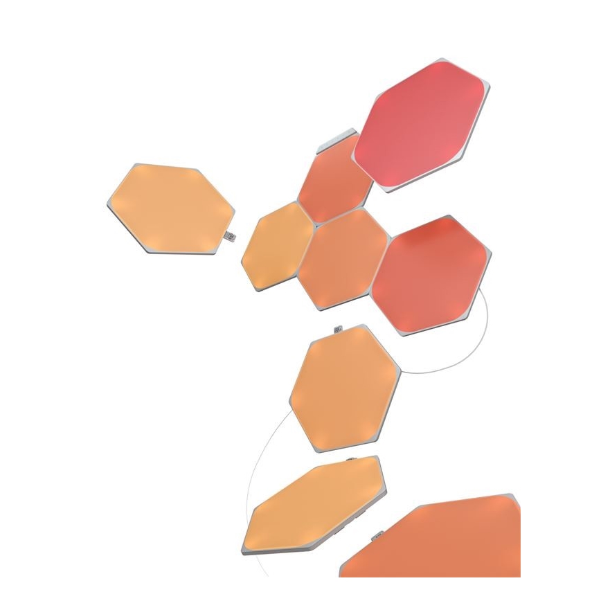 Nanoleaf - SADA 9x LED RGB Stmívatelný panel SHAPES HEXAGON LED/2W/230V 1200-6500K Wi-Fi