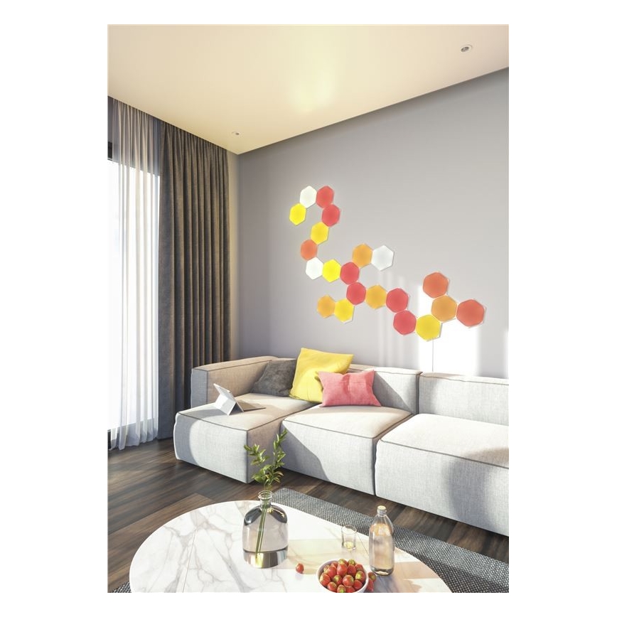 Nanoleaf - SADA 9x LED RGB Stmívatelný panel SHAPES HEXAGON LED/2W/230V 1200-6500K Wi-Fi