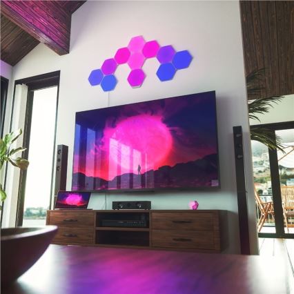 Nanoleaf - SADA 9x LED RGB Stmívatelný panel SHAPES HEXAGON LED/2W/230V Wi-Fi