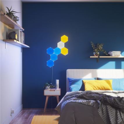 Nanoleaf - SADA 9x LED RGB Stmívatelný panel SHAPES HEXAGON LED/2W/230V Wi-Fi