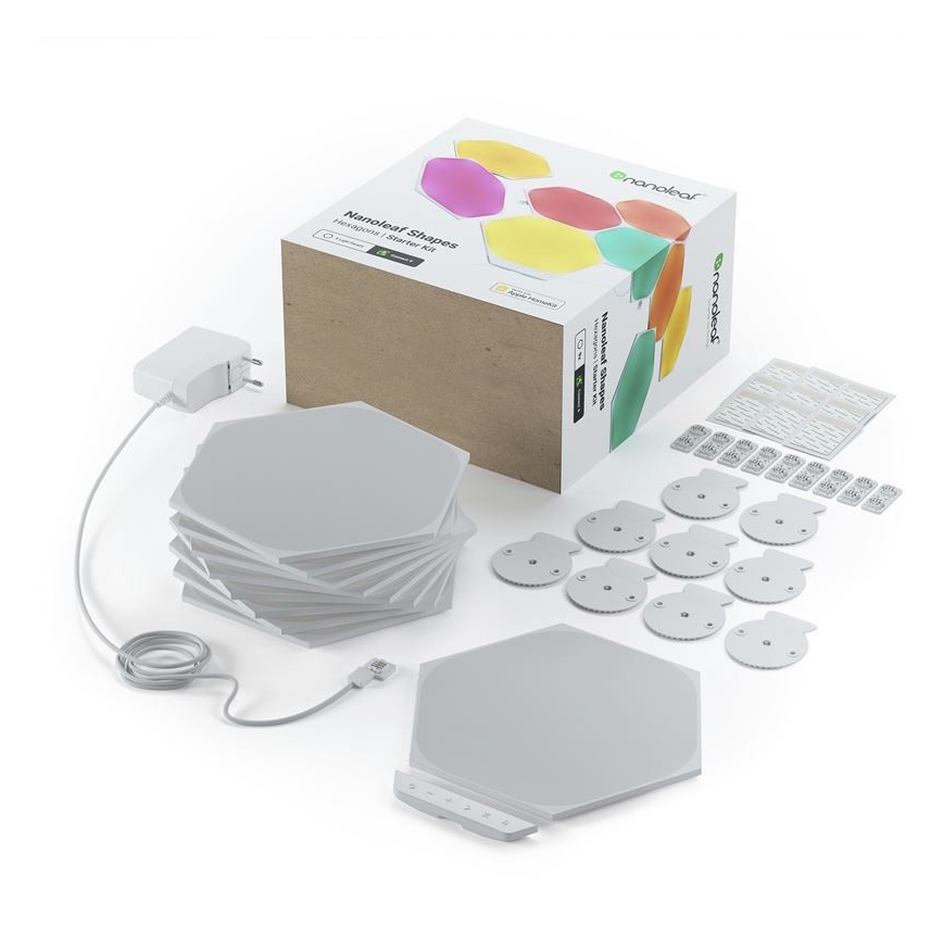 Nanoleaf - SADA 9x LED RGB Stmívatelný panel SHAPES HEXAGON LED/2W/230V 1200-6500K Wi-Fi
