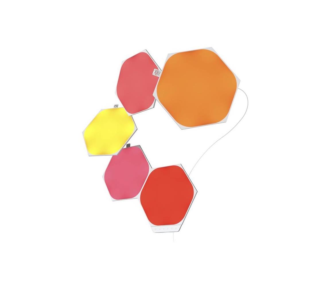 Nanoleaf Nanoleaf NL42-5002HX-5PK - SADA 5x LED RGB Stmívatelný panel HEXAGON LED/2W/230V NL0018