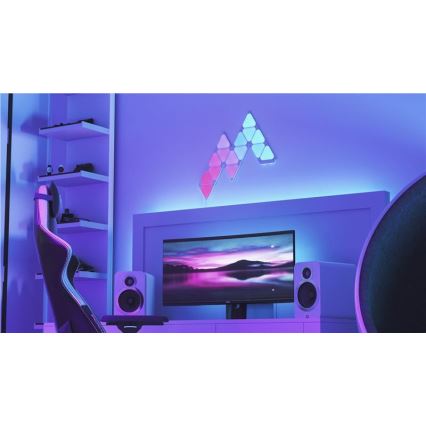 Nanoleaf - Rozšiřovací SADA 10x LED RGB Stmívatelný panel TRIANGLES LED/0,5W/230V Wi-Fi